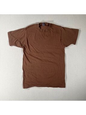 80s/90s DPSC by BVD vintage brown military blank tee Size L